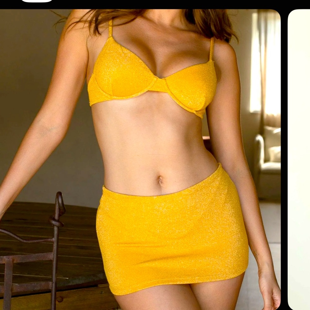 Montce swim set Sun Sparkle size; Medium